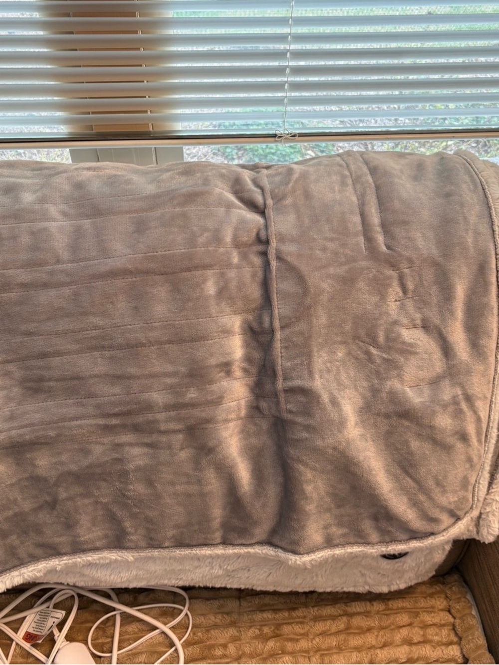 Heated blanket. (See cord and directions)